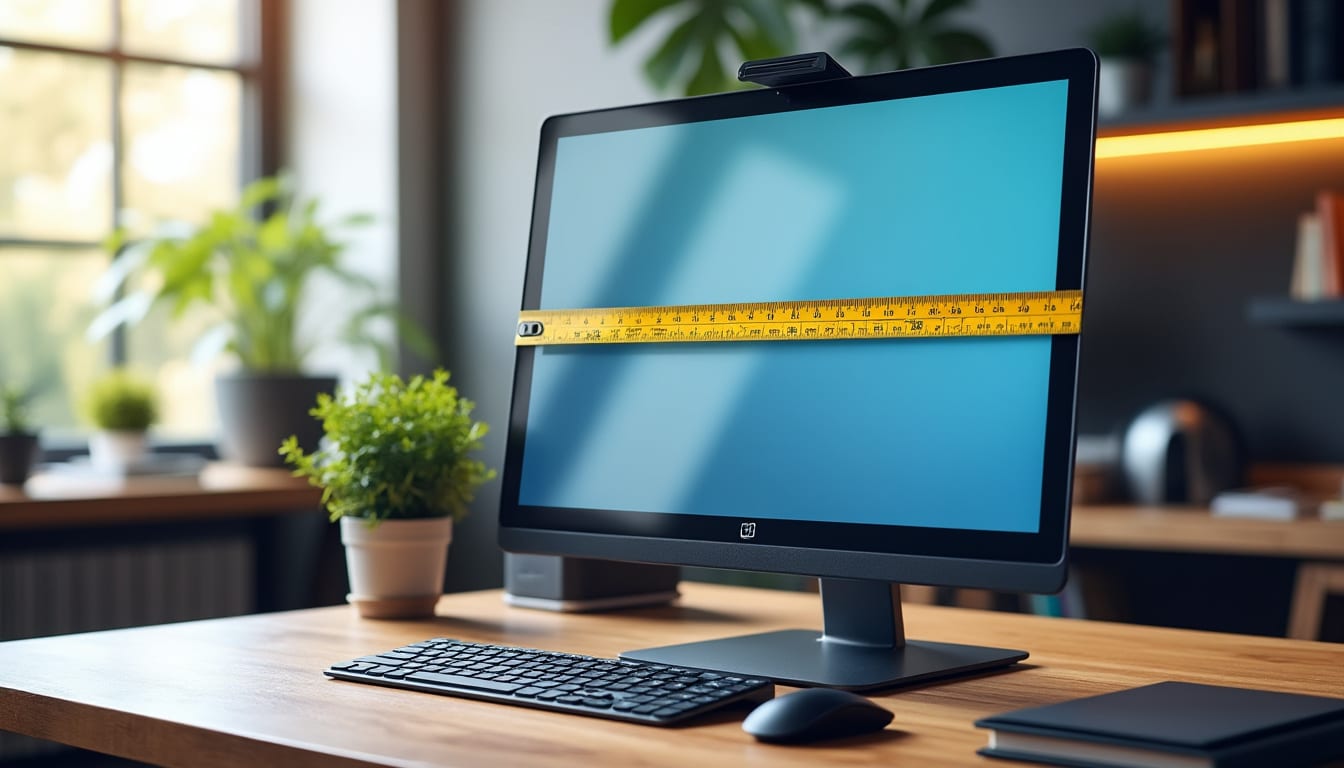 découvrez comment mesurer facilement la taille de votre écran pc grâce à notre guide simple et rapide. apprenez à déterminer les dimensions exactes pour mieux choisir votre équipement informatique.